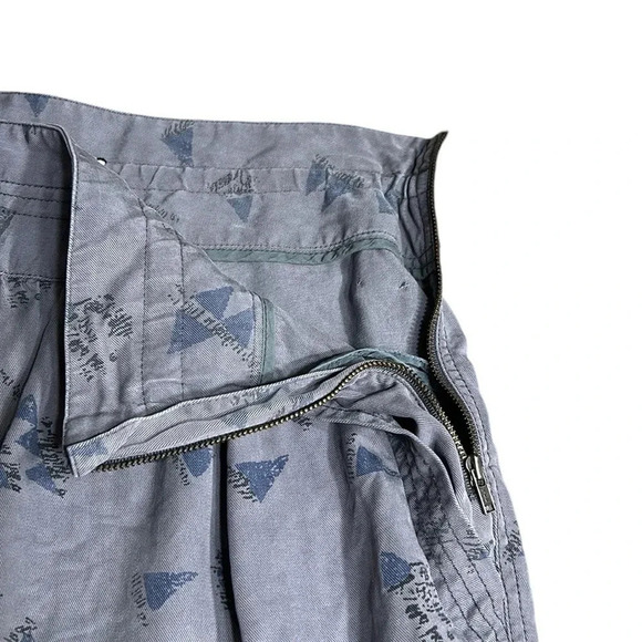 Wilfred Ariztia,Lyocell high  rise shorts,side zip,pockets, grey ,cottagecore - Picture 7 of 14